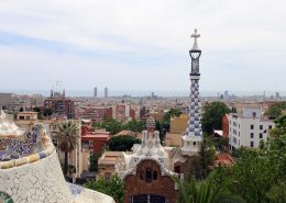 découverte voyage barcelone - vue parc guell